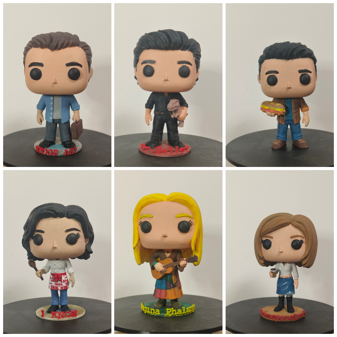 Set Friends 6 Figurines