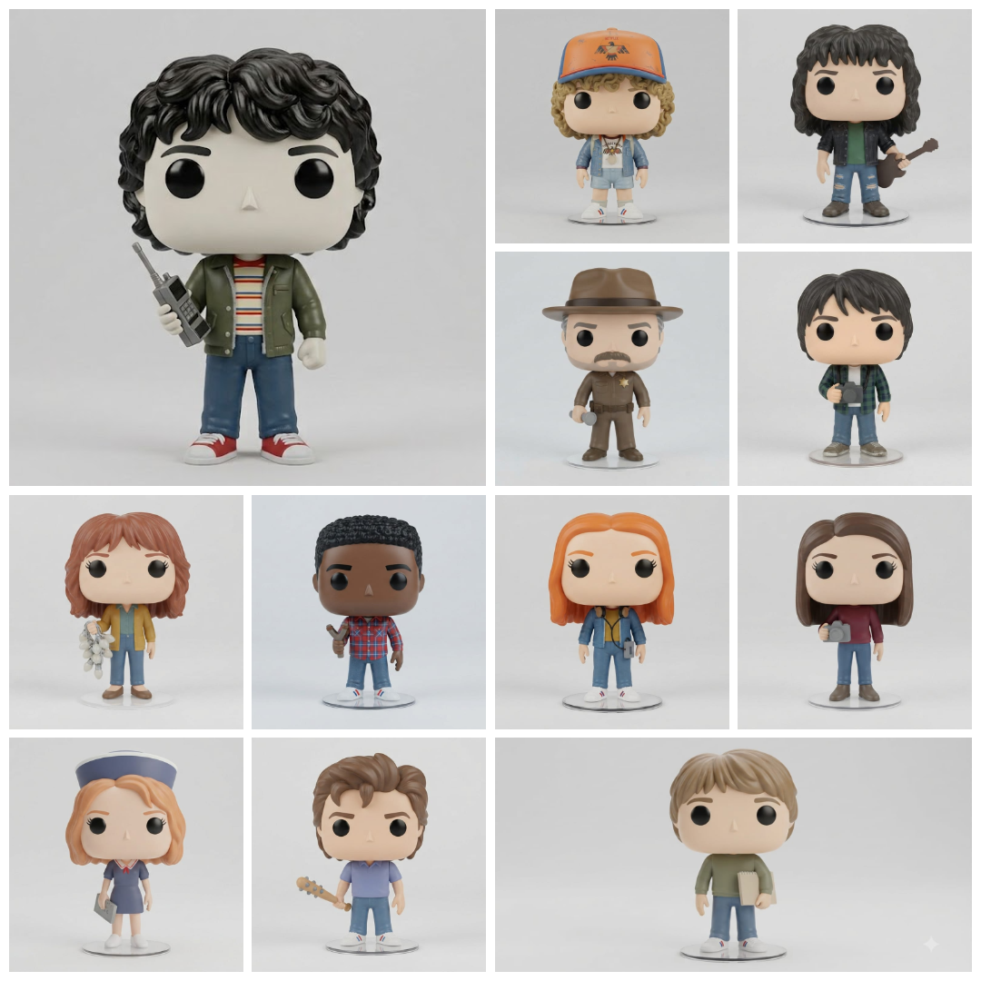 Set StrangerThings Funko Pop