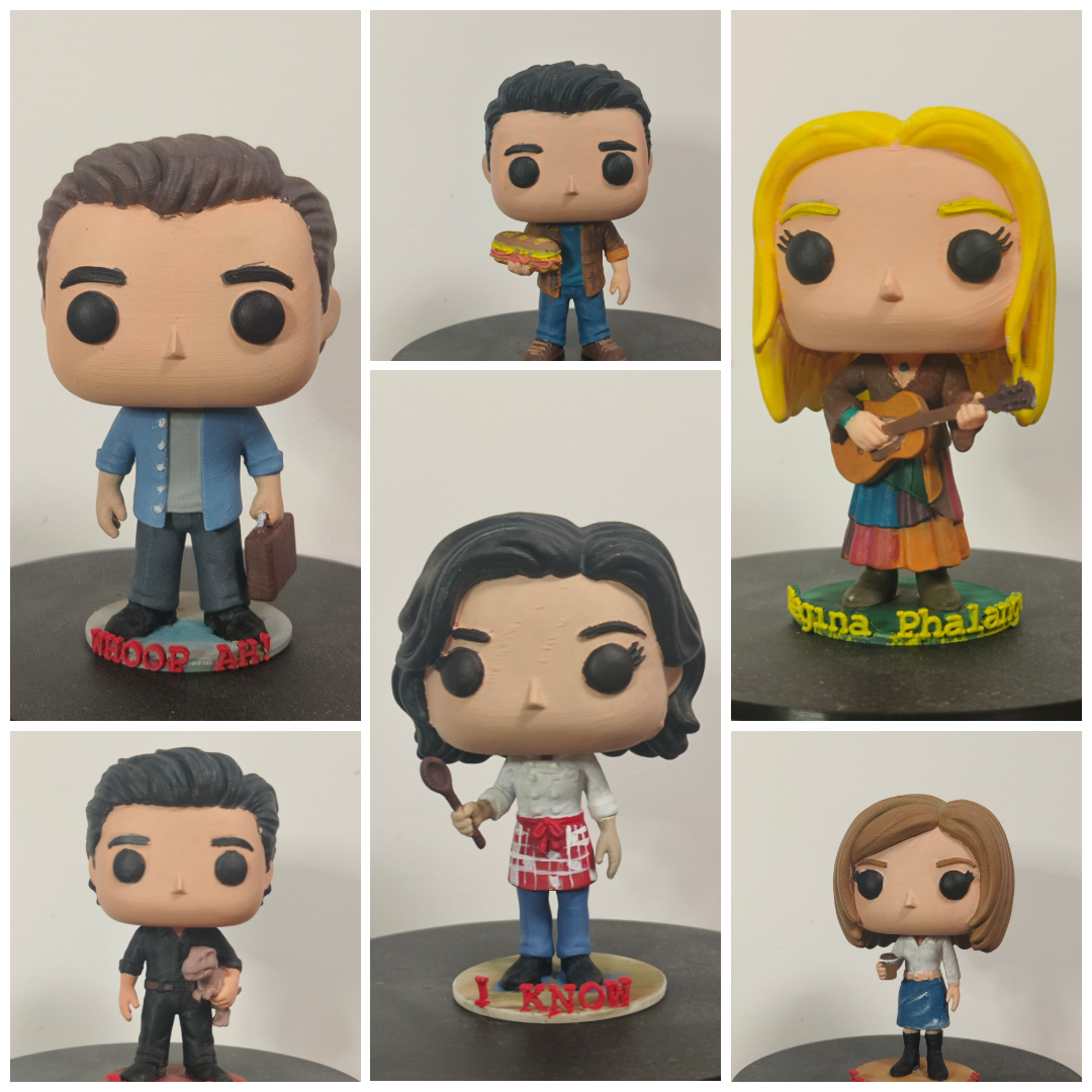 Set Friends 6 Figurines