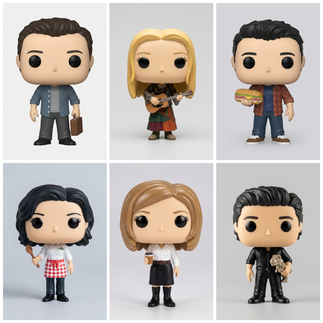 Set Friends 6 Figurines