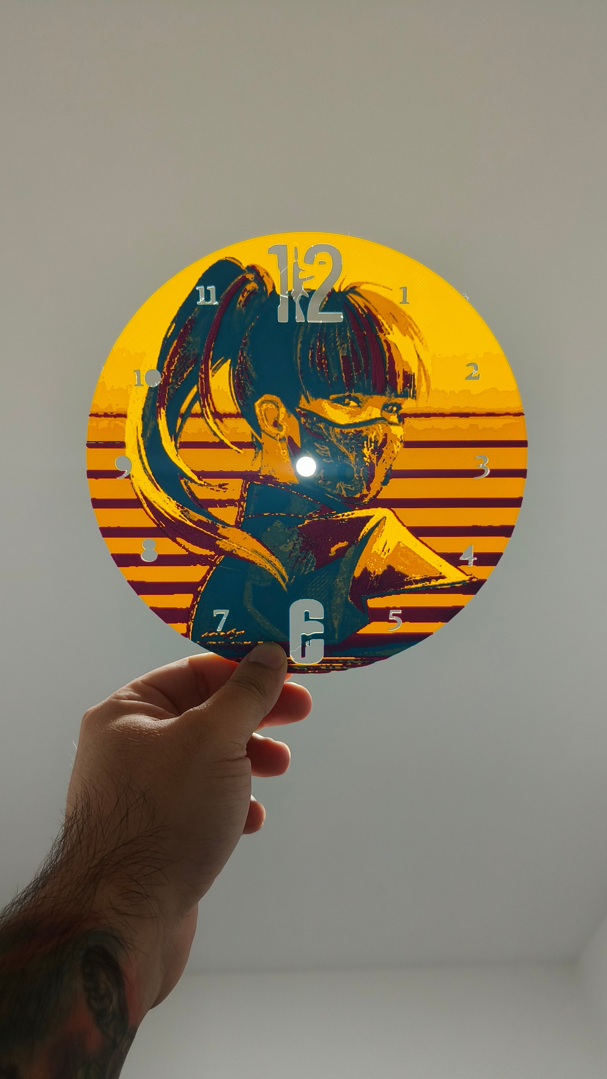 Ceas personalizat R6 diam 20cm
